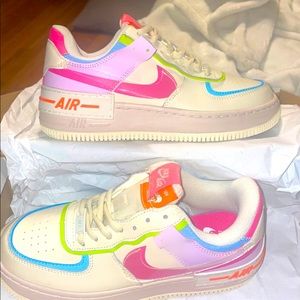 Nike Air Force 1 shadows, size: womens 7. Brand new shoes, never worn!